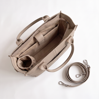Leather Organizer Tote